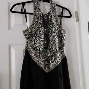 Black cocktail dress